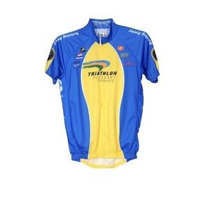 Men's Short Sleeve Cycling Triathalon Jersey Men's Size XS by FUN IS